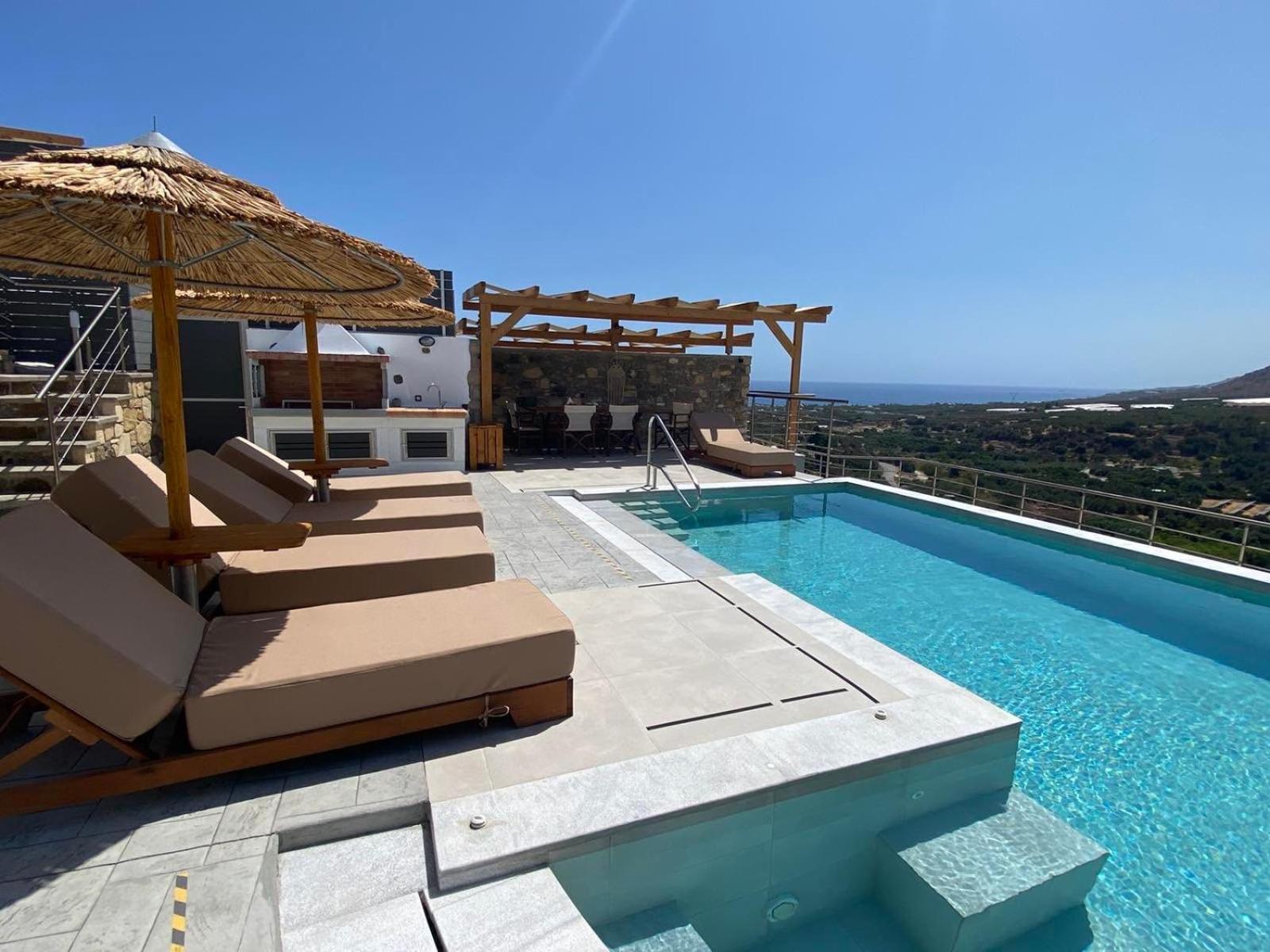 Mediterranean View Villa Makry Gialos  Exterior photo