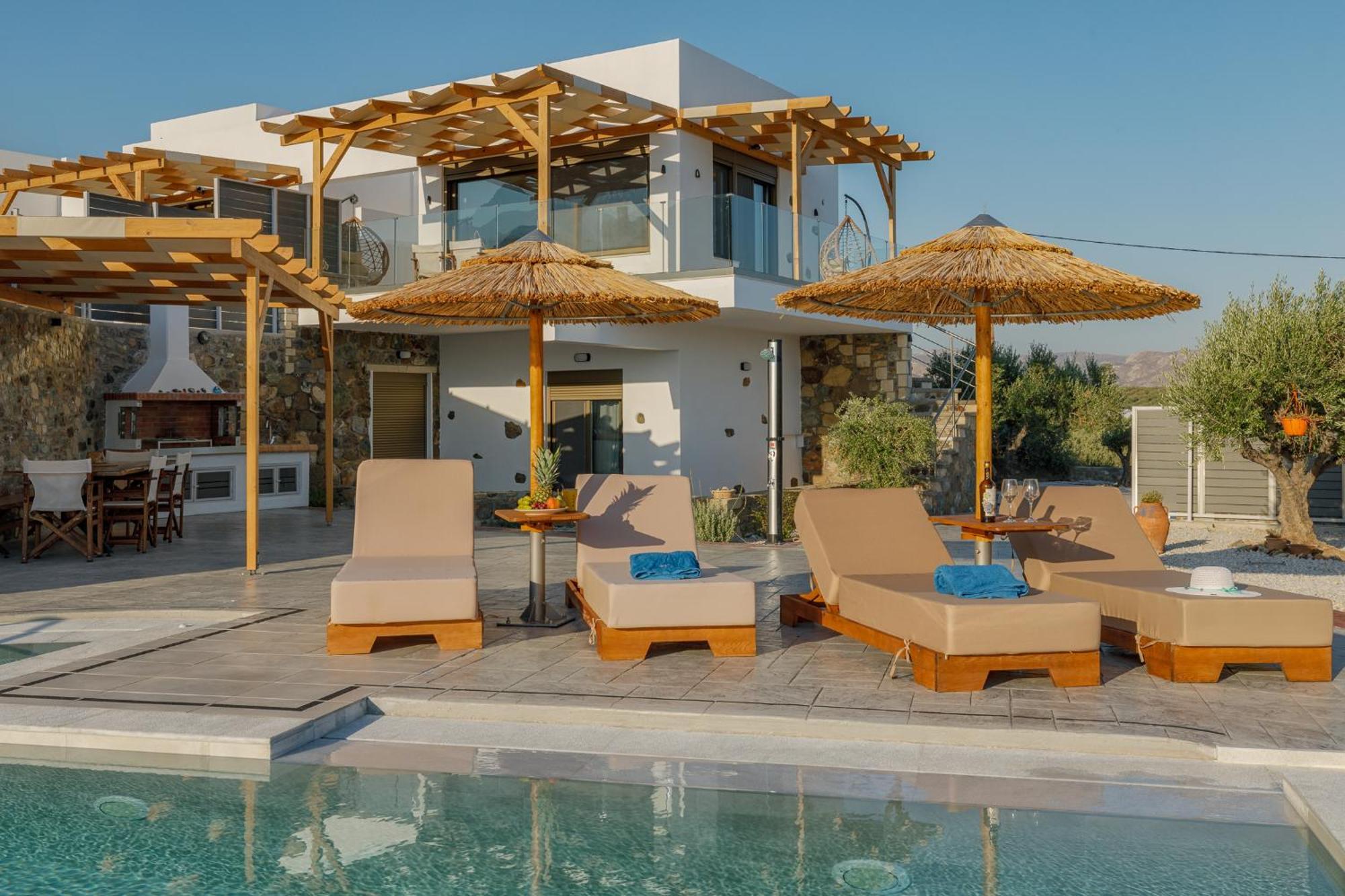 Mediterranean View Villa Makry Gialos  Exterior photo