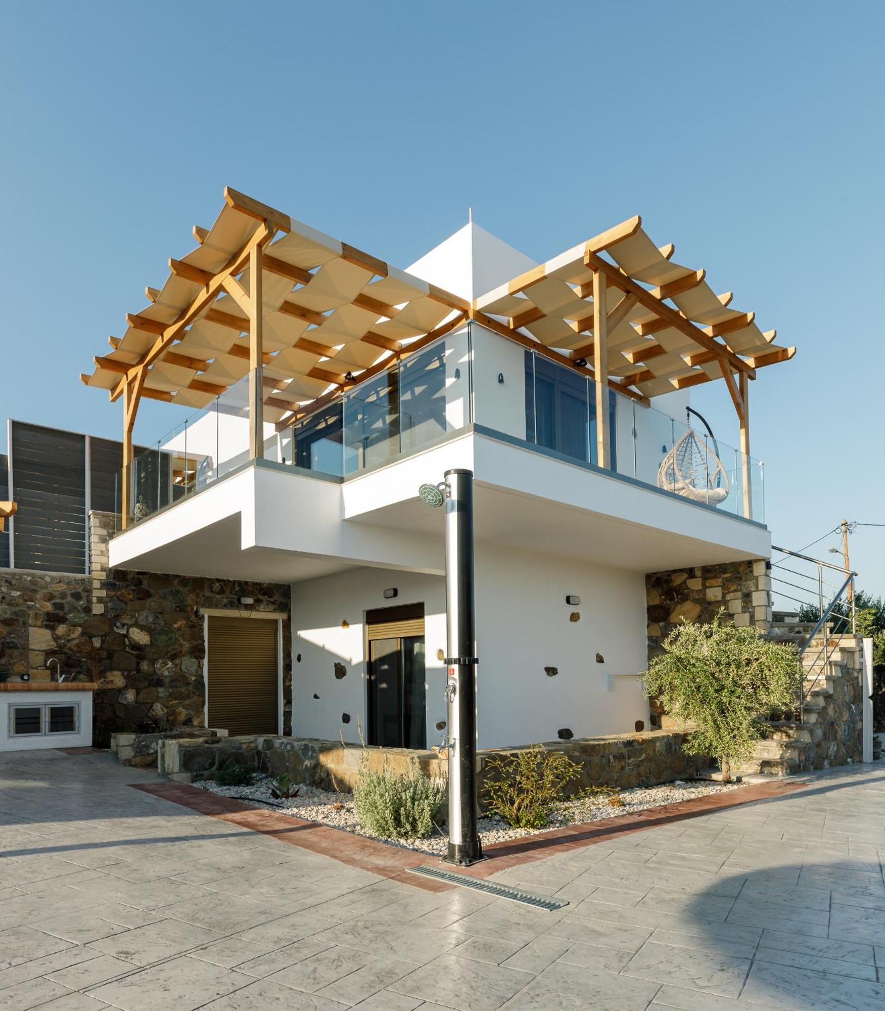 Mediterranean View Villa Makry Gialos  Exterior photo